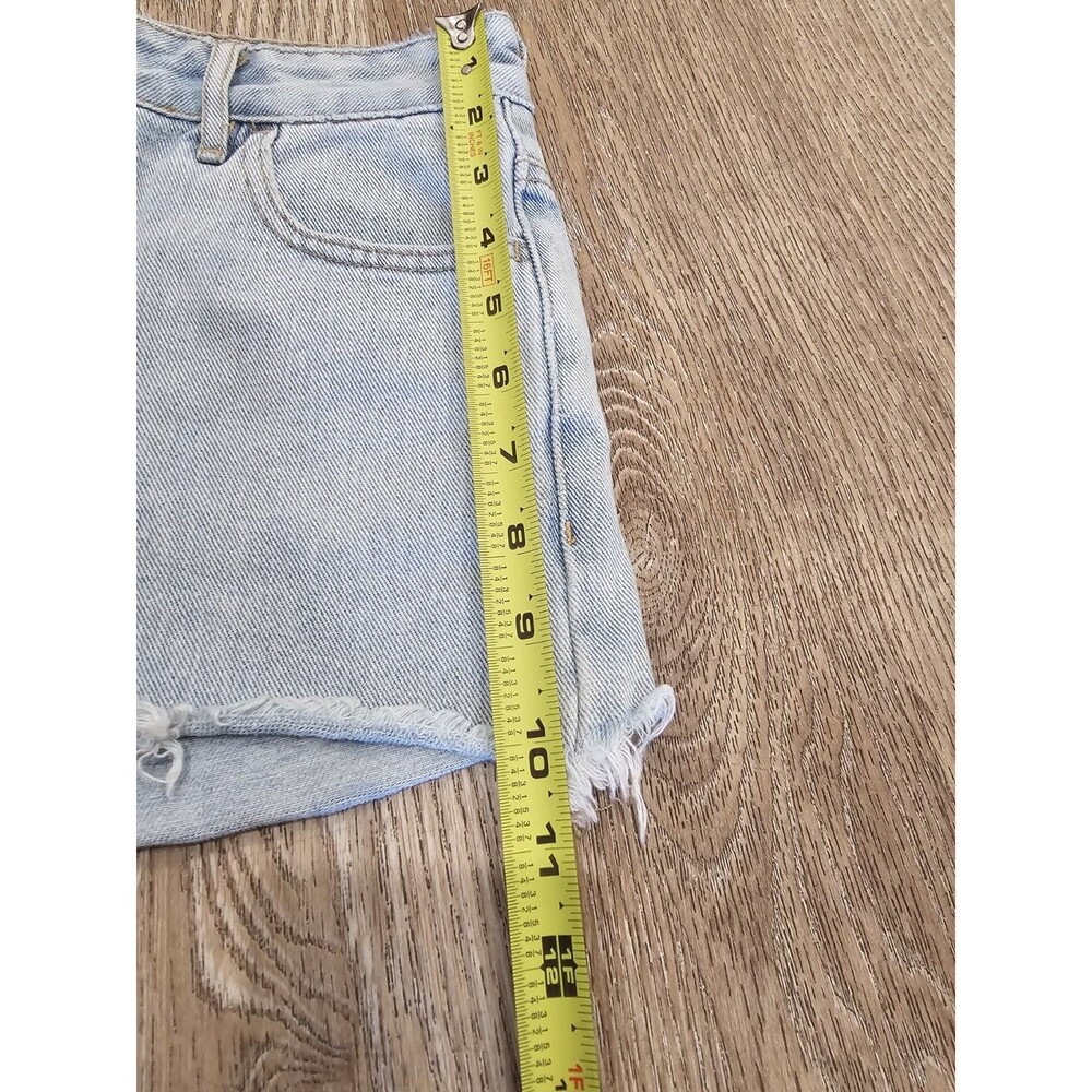 Pacsun Women's High Rise Festival Cut-Off Demin Short Size 25 - Picture 5 of 8